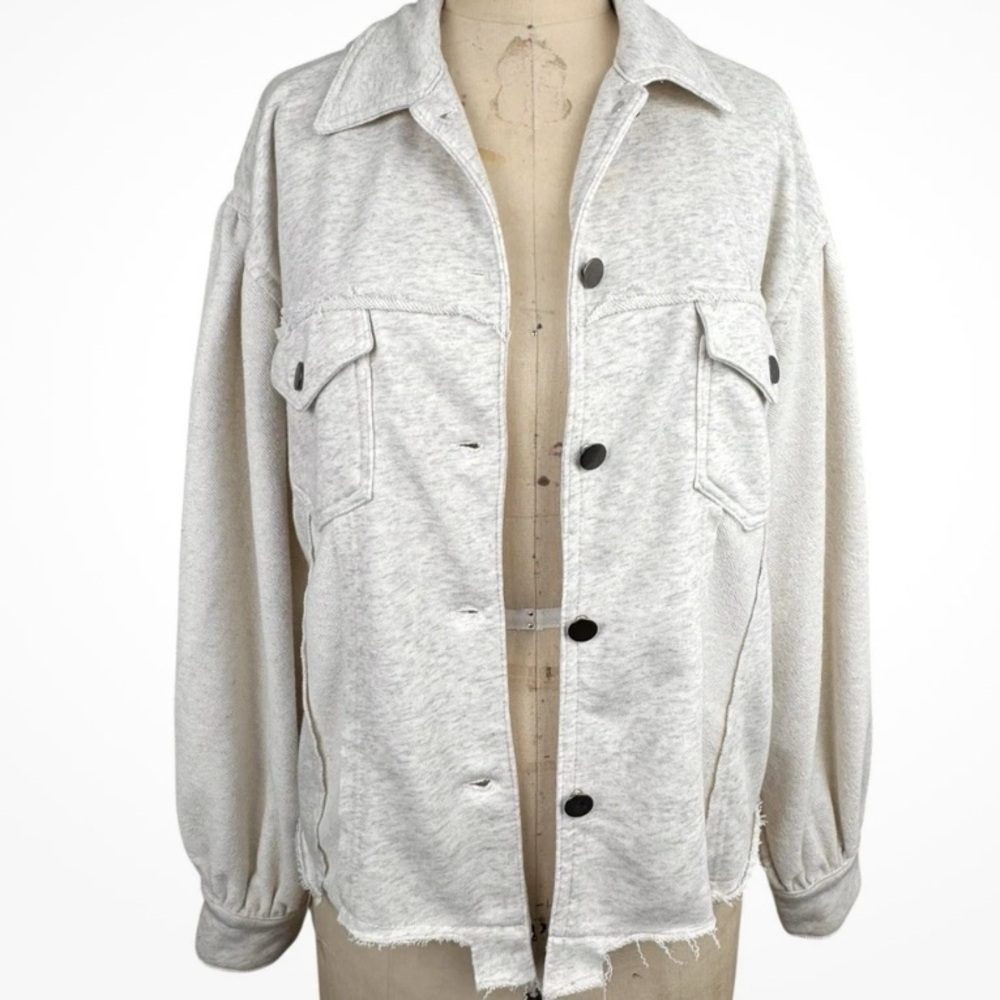 POL Women's Boho Button Down Jacket
